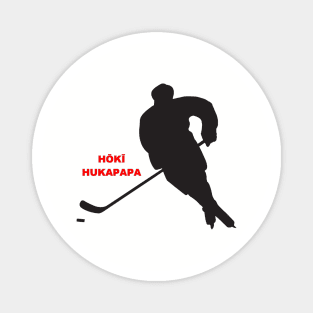 Maori Ice Hockey Magnet